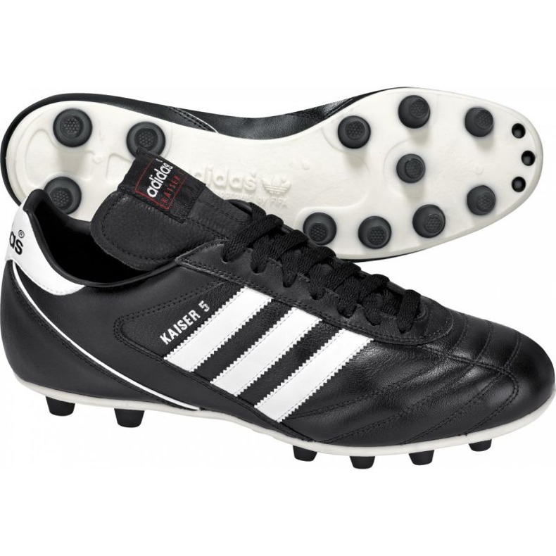 Chaussures de foot Adidas Kaiser 5 Liga Fg 033201 noir noir 1