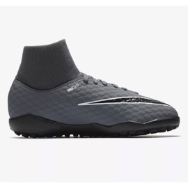 Chaussure de football Nike Hypervenom PhantomX 3 Academy Df Tf Jr AH7293-081 multicolore gris 1