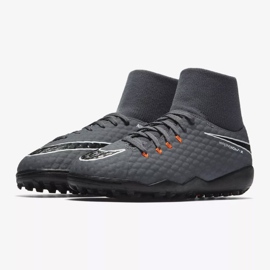 Chaussure de football Nike Hypervenom PhantomX 3 Academy Df Tf Jr AH7293-081 multicolore gris 3