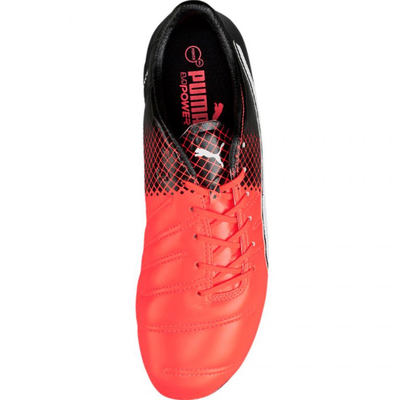 Chaussures de football Puma evoPOWER 1.3 Lth Fg M 103850 01 multicolore orange 1