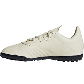 Chaussures de foot Adidas X Tango 18.4 Tf Jr DB2436 multicolore blanche 2