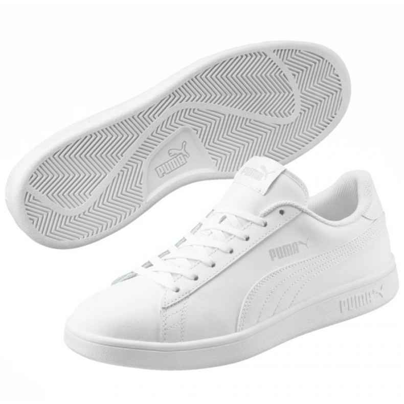 Puma Smash v2 LM 365215 07 blanc 1