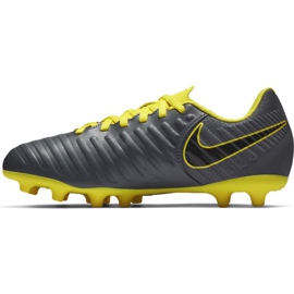Chaussures de football Nike Tiempo Legend 7 Club Mg Jr AO2300-070 le noir gris 1