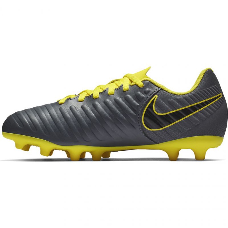 Chaussures de football Nike Tiempo Legend 7 Club Mg Jr AO2300-070 le noir gris 1