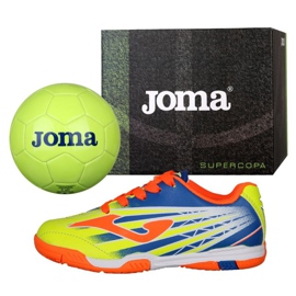 Chaussures d'intérieur Joma Super Copa Jr. Dans SCJS.911.IN + Ballon Gratuit multicolore multicolore 1