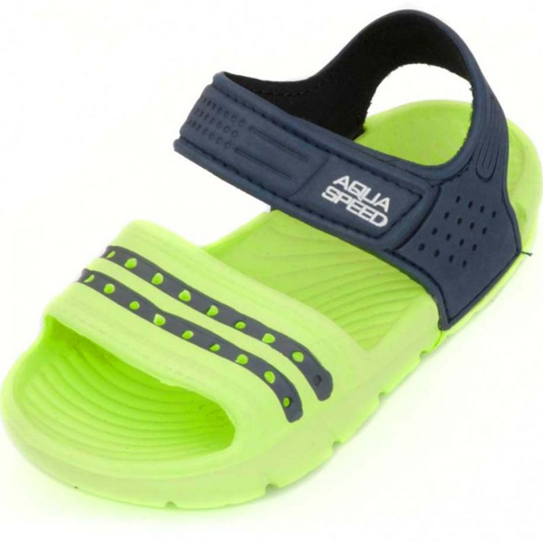 Sandales Aqua-speed Noli, vert et bleu marine, col 84 2