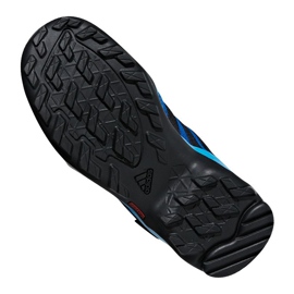 Chaussures adidas Terrex AX2R Mid Cp Jr BC0673 bleu multicolore 4