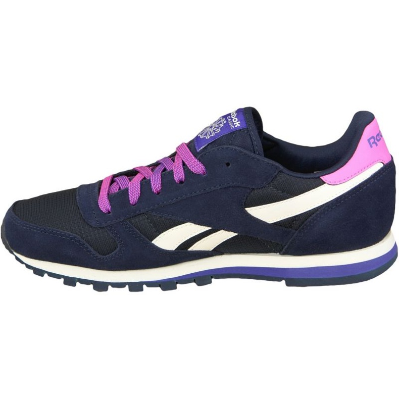 Reebok Classic Leather Jr AR2041 bleu marin 1