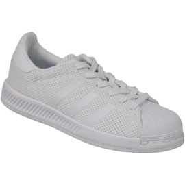 Chaussures Adidas Superstar Bounce W BY1589 blanc 1