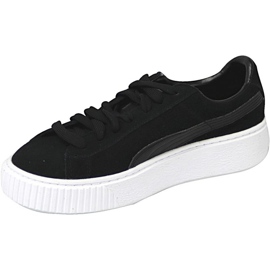 Puma Suede Platform Jr 363663 01 noir 1