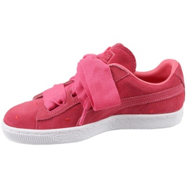 Chaussures Puma Suede Heart Jr 365135-01 rouge 1