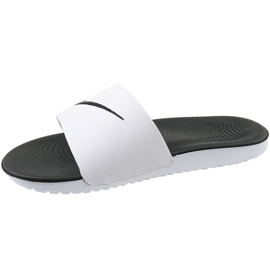 Nike Kawa Slide Gs / Ps 819352-100 blanche 2 Nike Kawa Slide Gs / Ps 819352-100 blanche 2