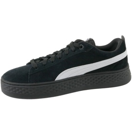 Puma Smash Platform Suede M 366488 02 noir 1