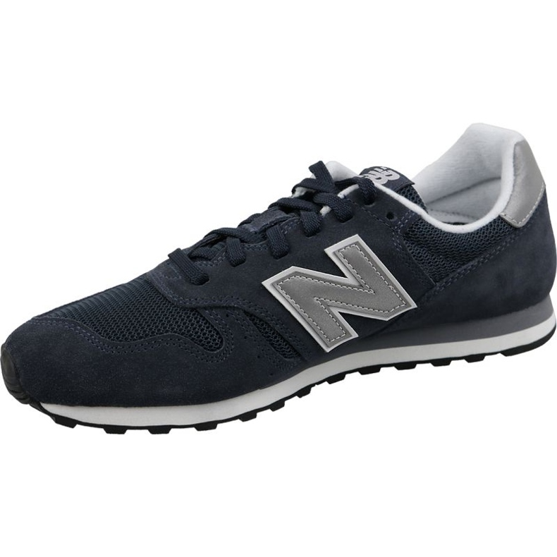 Chaussures New Balance M ML373NAY bleu marin argent gris 1