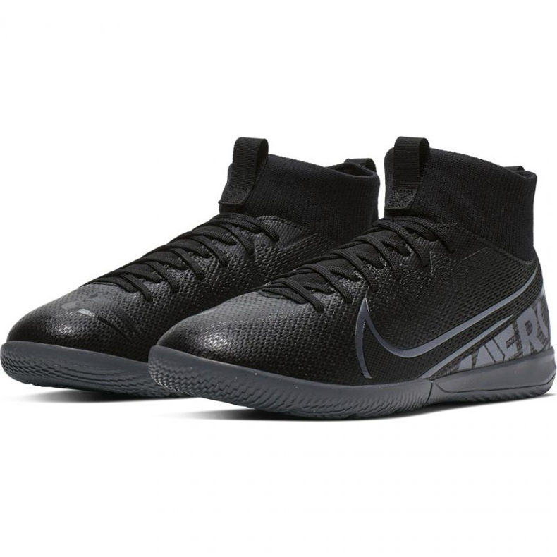 Nike Mercurial Superfly 7 Academy Ic Jr AT8135 001 chaussures de football noir le noir le noir 1