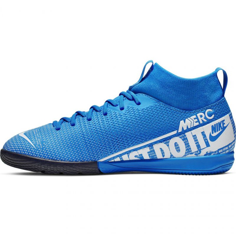Nike Mercurial Superfly 7 Academy Ic Jr AT8135 414 chaussures de football multicolore bleu 1