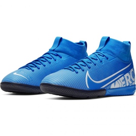 Nike Mercurial Superfly 7 Academy Ic Jr AT8135 414 chaussures de football multicolore bleu 2