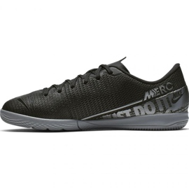 Nike Mercurial Vapor 13 Academy Ic Jr AT8137 001 chaussures de football noir 1