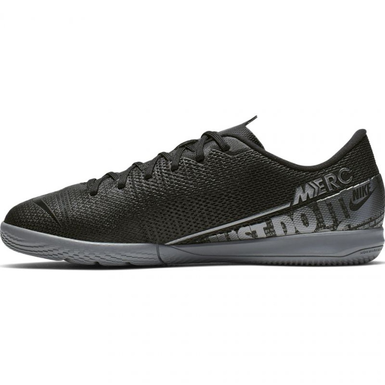 Nike Mercurial Vapor 13 Academy Ic Jr AT8137 001 chaussures de football noir le noir le noir 1