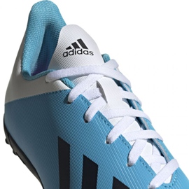 Chaussures de foot Adidas X 19.4 Tf Jr F35347 multicolore bleu 2