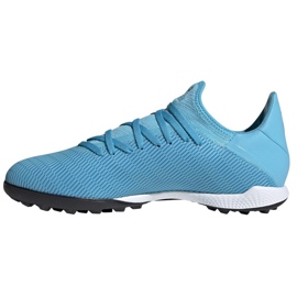 Chaussures de foot Adidas X 19.3 Tf M F35375 bleu bleu 1