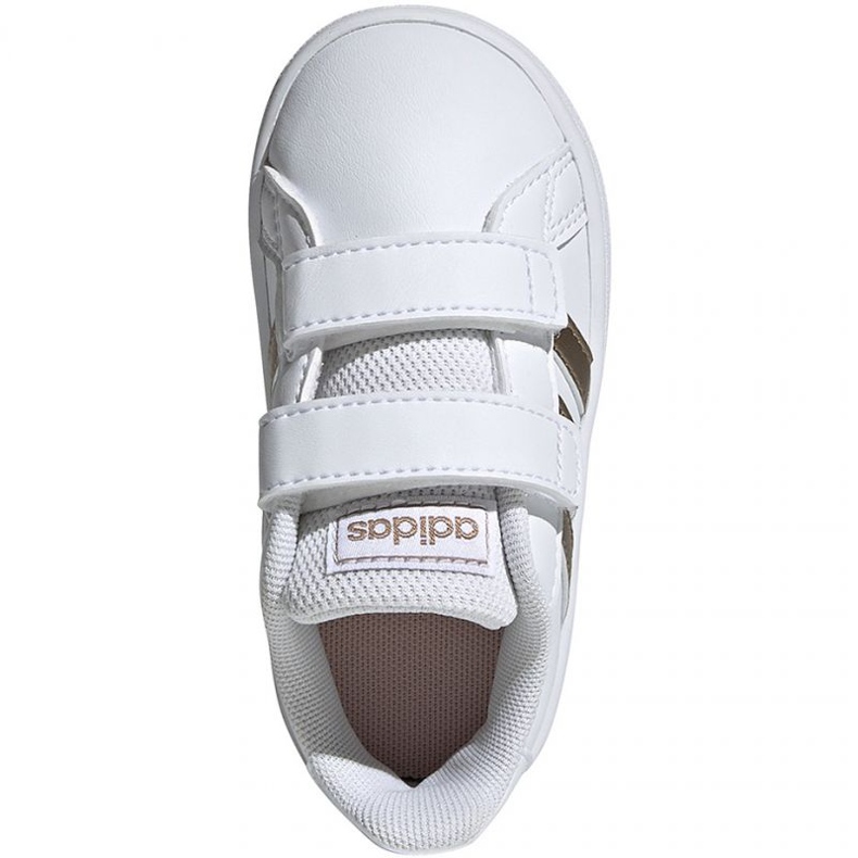 Chaussures adidas Grand Court I Jr EF0116 blanche 1