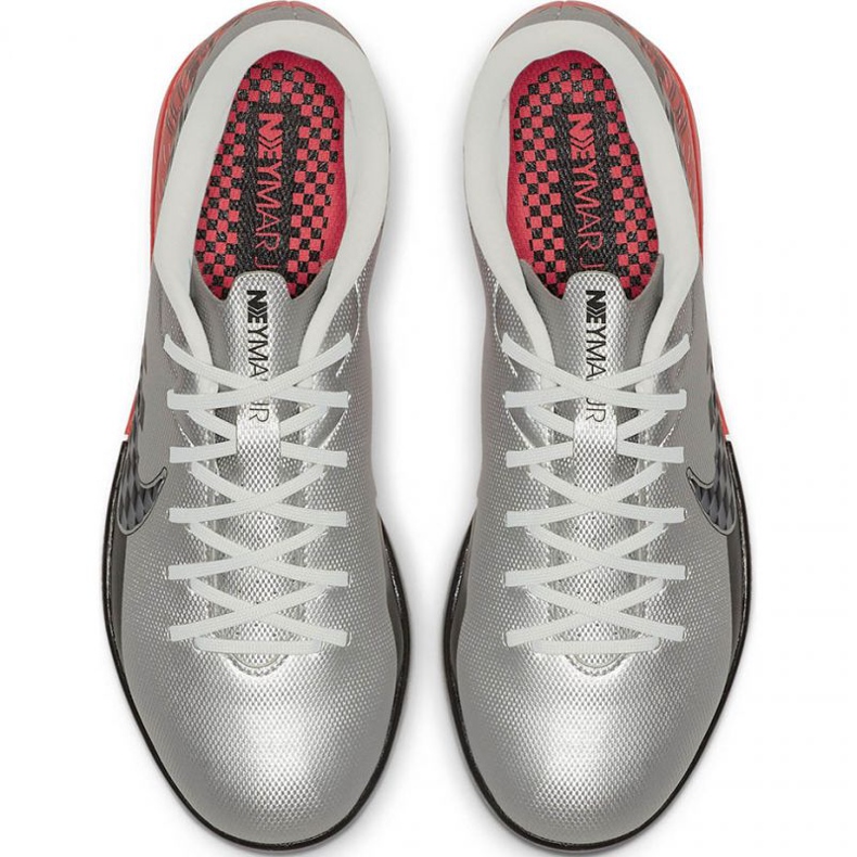 Chaussures d'intérieur Nike Mercurial Vapor 13 Academy Neymar Ic Jr AT8139-006 gris nuances de gris 1