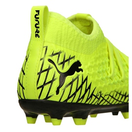 Chaussures de foot Puma Future 4.3 Netfit Fg/Ag Jr 105693-03 multicolore jaune 1