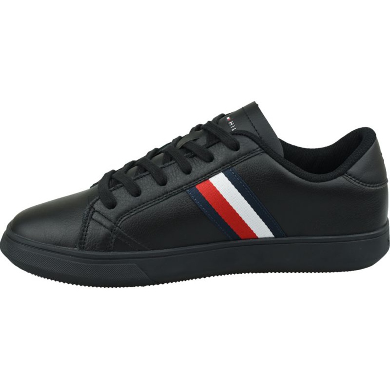 Chaussures Tommy Hilfiger Essential Cuir Cupsole M FM0FM02388 Bds noir 1