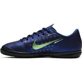Chaussure de football Nike Mercurial Vapor 13 Academy Mds Ic Jr CJ1175 401 bleu marin bleu 2
