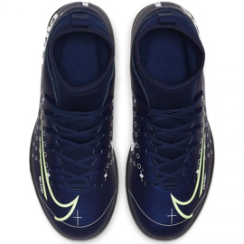 Nike Mercurial Superfly 7 Club Mds Tf Jr BQ5416-401 chaussures de football bleu marine bleus et bleu marine 1
