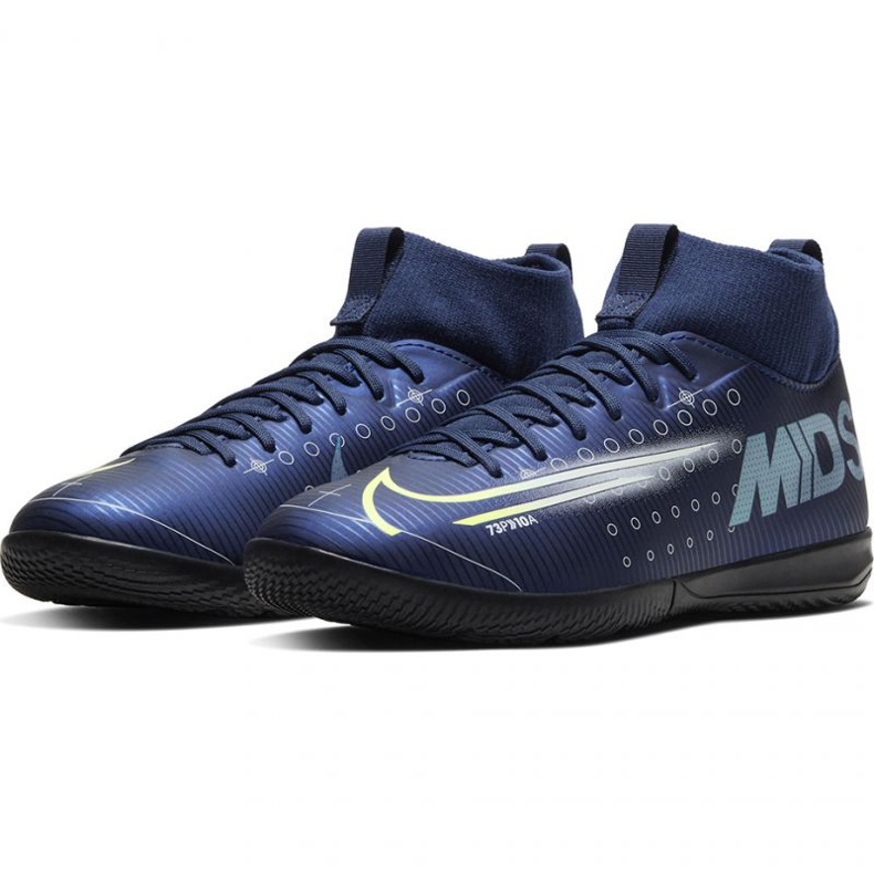 Chaussure de football Nike Mercurial Superfly 7 Academy Mds Ic Jr BQ5529 401 bleu marin bleu 1