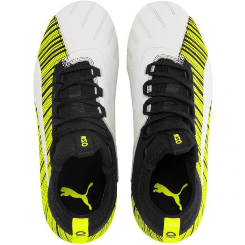 Chaussures de foot Puma One 5.3 Fg Ag Jr 105657 03 jaune jaune 1
