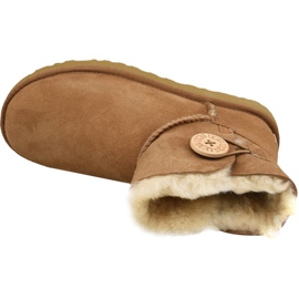 Chaussures Ugg Mini Bailey Button Ii W 1016422-CHE brun 2