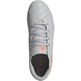 Chaussures de football Adidas Nemeziz 19.4 FxG Jr EF8305 multicolore gris 1
