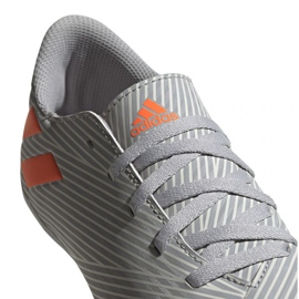 Chaussures de football Adidas Nemeziz 19.4 FxG Jr EF8305 multicolore gris 3