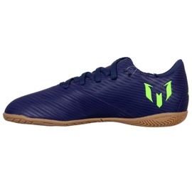 Chaussures de football Adidas Nemeziz Messi 19.4 In Jr EF1817 multicolore bleu marine 1