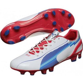 Chaussures de football Puma Evo Speed ​​1 Fg M 102527 01 blanc blanc 1