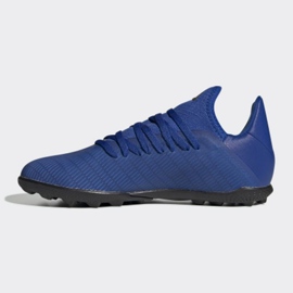 Chaussures de foot Adidas X 19.3 Tf Jr EG7172 bleu bleu 1