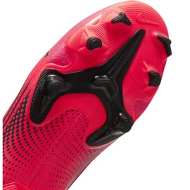 Chaussures de football Nike Mercurial Vapor 13 Academy FG / MG Jr AT8123-606 rouge oranges et rouges 7