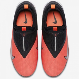 Chaussures d'intérieur Nike Phantom Vsn 2 Academy Df Ic Jr CD4071-606 rouge oranges et rouges 1