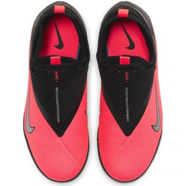 Nike Phantom Vsn 2 Academy Df Tf Jr CD4078 606 chaussures de football rouge oranges et rouges 1