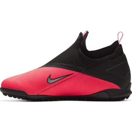 Nike Phantom Vsn 2 Academy Df Tf Jr CD4078 606 chaussures de football rouge oranges et rouges 2