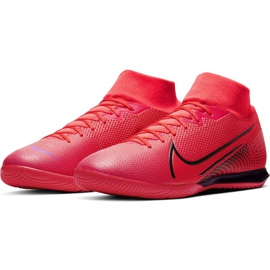 Chaussures d'intérieur Nike Mercurial Superfly 7 Academy Ic M AT7975-606 rouge oranges et rouges 5