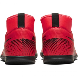 Chaussures d'intérieur Nike Mercurial Superfly 7 Club Ic Jr AT8153-606 multicolore oranges et rouges 4