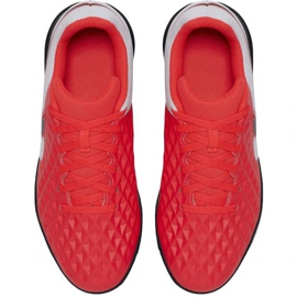 Chaussures d'intérieur Nike Tiempo Legend 8 Club Ic Jr AT5882-606 multicolore oranges et rouges 1 Chaussures d'intérieur Nike Tiempo Legend 8 Club Ic Jr AT5882-606 multicolore oranges et rouges 1