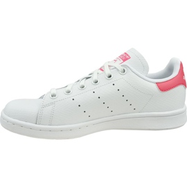 Chaussures Adidas Stan Smith Jr EE7573 blanc 1