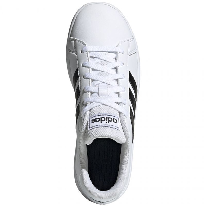 Chaussures adidas Grand Court K Jr EF0103 blanc 1