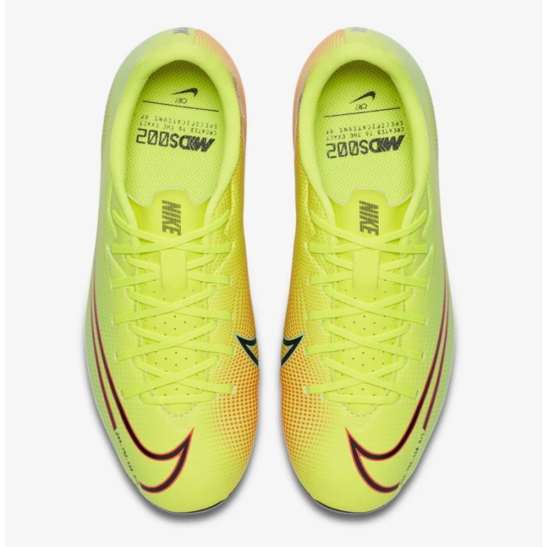 Chaussures de football Nike Mercurial Vapor 13 Academy Mds FG / MG Jr CJ0980-703 jaune jaunes 1