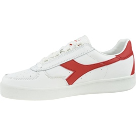 Chaussures Diadora B. Elite M 501-170595-01-C0823 blanc rouge 1